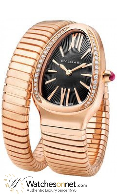 Bvlgari Diagono  Chronograph Automatic Women's Watch, Stainless Steel, Black Dial, SPP35BGDG.1T