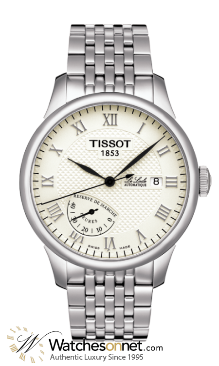 Tissot Le Locle  Automatic Men's Watch, Stainless Steel, White Dial, T006.424.11.263.00
