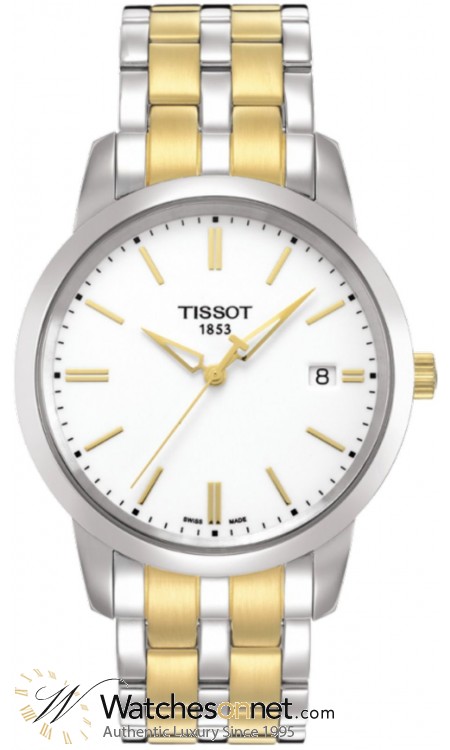 Tissot Classic Dream  Quartz Men's Watch, Stainless Steel, White Dial, T033.410.22.011.01