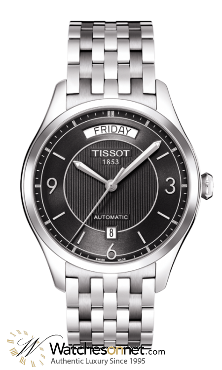 Tissot T-One  Automatic Men's Watch, Stainless Steel, Black Dial, T038.430.11.057.00