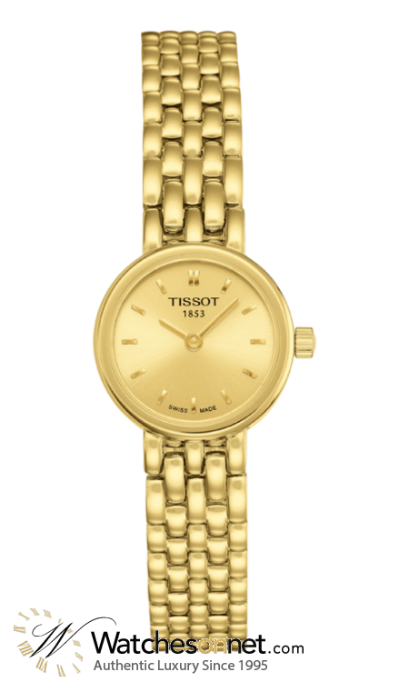 Tissot T-Trend  Quartz Women's Watch, Gold Plated, Gold Dial, T058.009.33.021.00