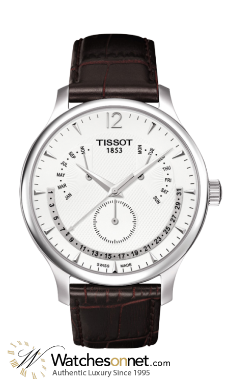 Tissot T-Classic  Quartz Men's Watch, Stainless Steel, White Dial, T063.637.16.037.00