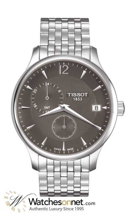 Tissot T-Classic Tradition  Quartz Men's Watch, Stainless Steel, Grey Dial, T063.639.11.067.00