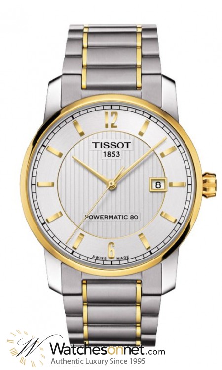 Tissot Titanium  Automatic Men's Watch, Titanium, Silver Dial, T087.407.55.037.00