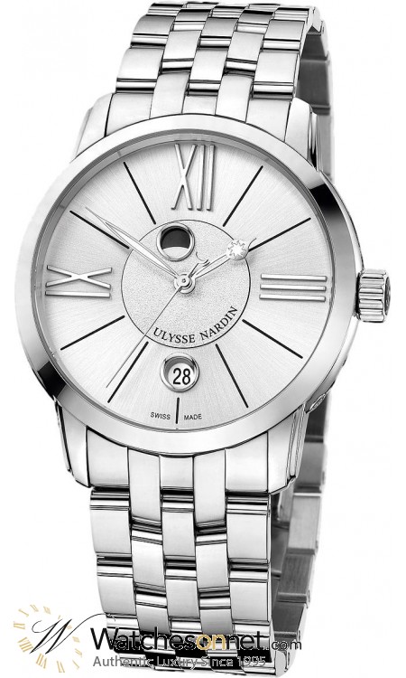 Ulysse Nardin Classical  Automatic Men's Watch, Stainless Steel, Silver Dial, 8293-122-7/41