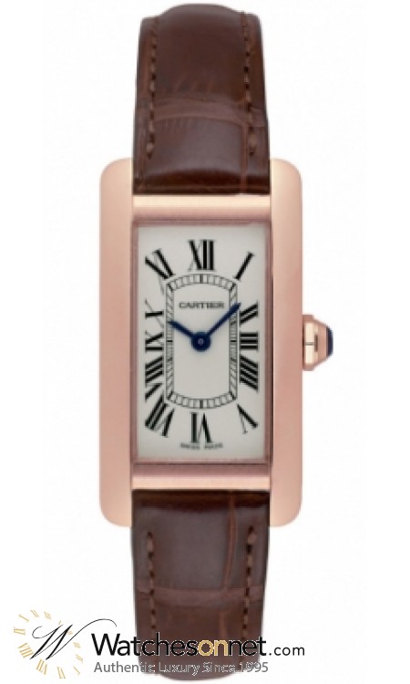 cartier rose gold tank americaine
