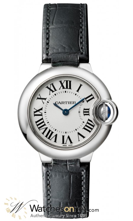 Cartier Ballon Bleu  Quartz Women's Watch, Stainless Steel, Silver Dial, W69018Z4