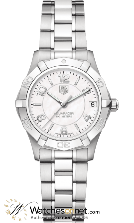 Tag Heuer Aquaracer  Quartz Women's Watch, Stainless Steel, Mother Of Pearl Dial, WAF1311.BA0817