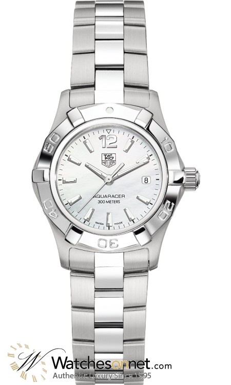 Tag Heuer Aquaracer  Quartz Women's Watch, Stainless Steel, White Dial, WAF1414.BA0823