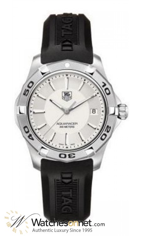 Tag Heuer Aquaracer  Quartz Men's Watch, Stainless Steel, Silver Dial, WAP1111.FT6029