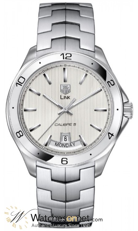 Tag Heuer Link  Automatic Men's Watch, Stainless Steel, Silver Dial, WAT2011.BA0951