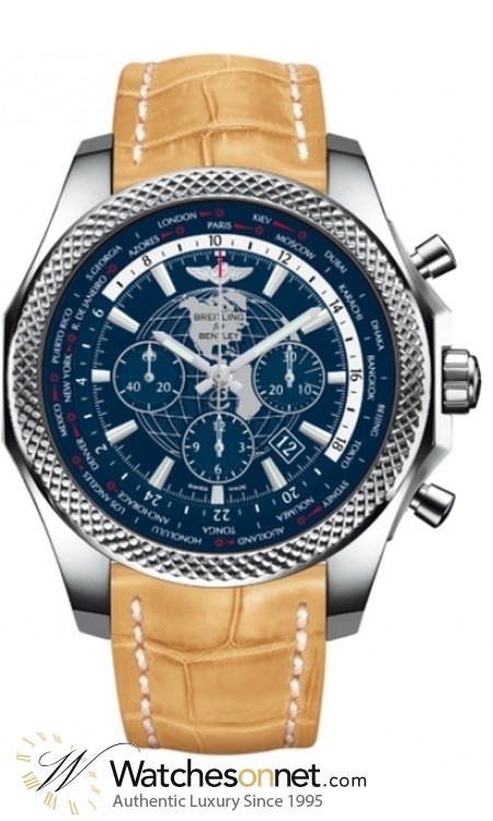 Breitling Bentley B05 Unitime  Chronograph Automatic Men's Watch, Stainless Steel, Blue Dial, AB0521V1.C918.897P