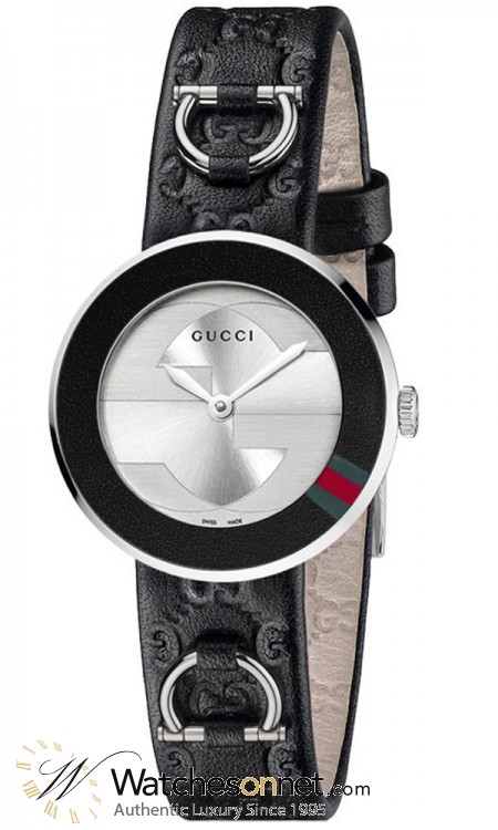 Gucci U-Play  Quartz Women's Watch, Stainless Steel, Silver Dial, YA129508