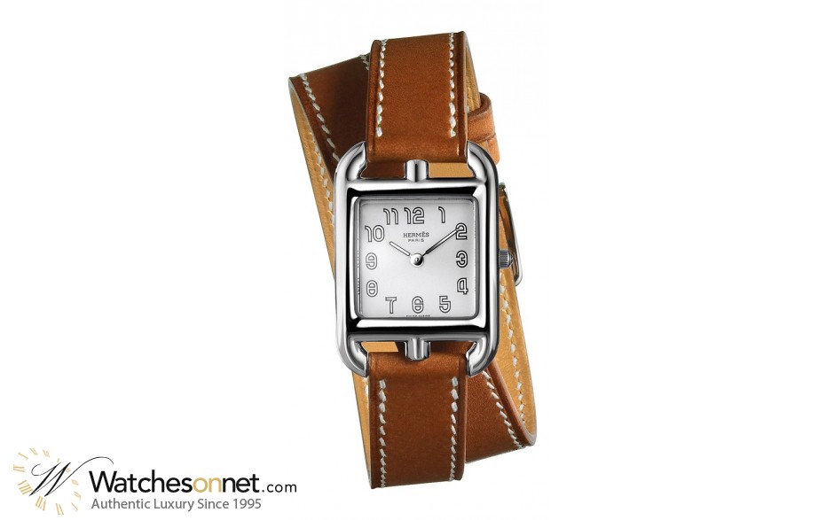 Hermes Cape Cod  Quartz Women's Watch, Stainless Steel, Silver Dial, 020982WW00