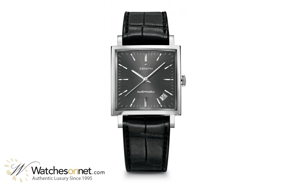 Zenith Heritage  Automatic Men's Watch, Stainless Steel, Grey Dial, 03.1965.670/91.C591