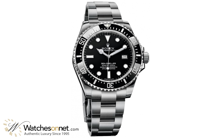 Rolex Sea-Dweller 4000  Automatic Men's Watch, Stainless Steel, Black Dial, 116600