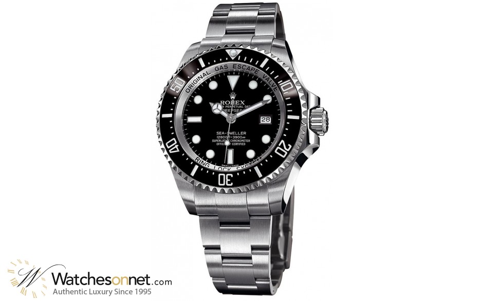 Rolex Deepsea  Automatic Men's Watch, Stainless Steel, Black Dial, 116660