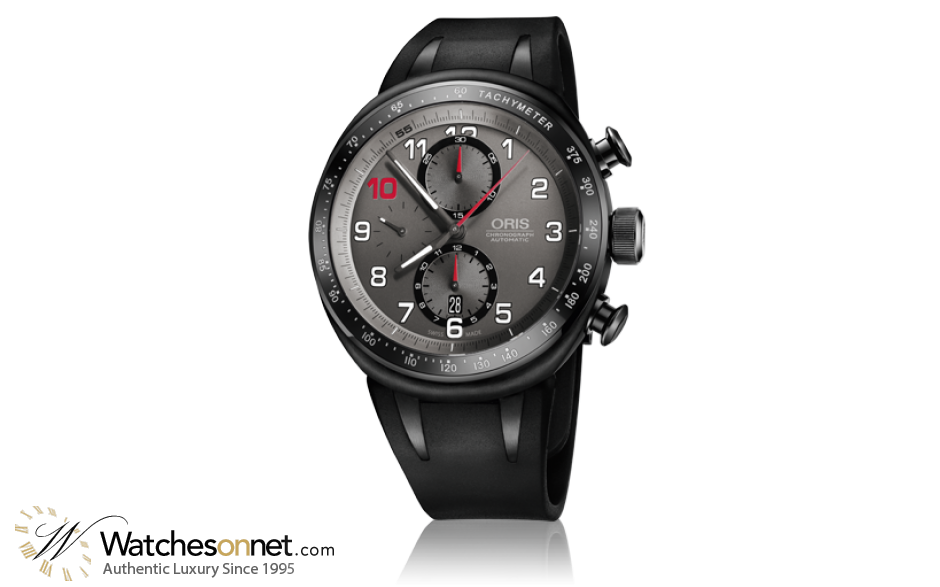 Oris TT3  Automatic Men's Watch, Titanium, Grey Dial, 774-7611-7784-SET
