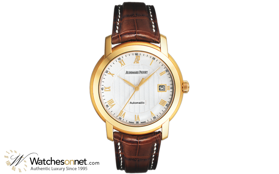 Audemars Piguet Jules Audemars  Automatic Men's Watch, 18K Rose Gold, White Dial, 15120OR.OO.A088CR.01