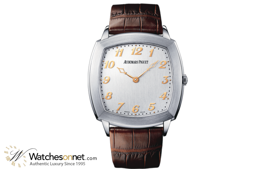 Audemars Piguet Jules Audemars  Automatic Men's Watch, Platinum, Silver Dial, 15160PT.OO.A092CR.01