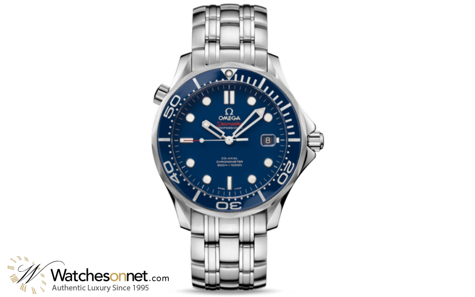 Omega Seamaster  Automatic Men's Watch, Stainless Steel, Blue Dial, 212.30.41.20.03.001