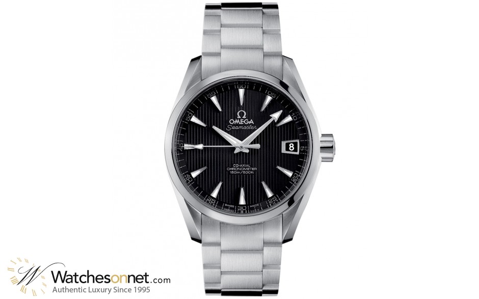Omega Aqua Terra  Automatic Men's Watch, Stainless Steel, Black Dial, 231.10.39.21.01.001
