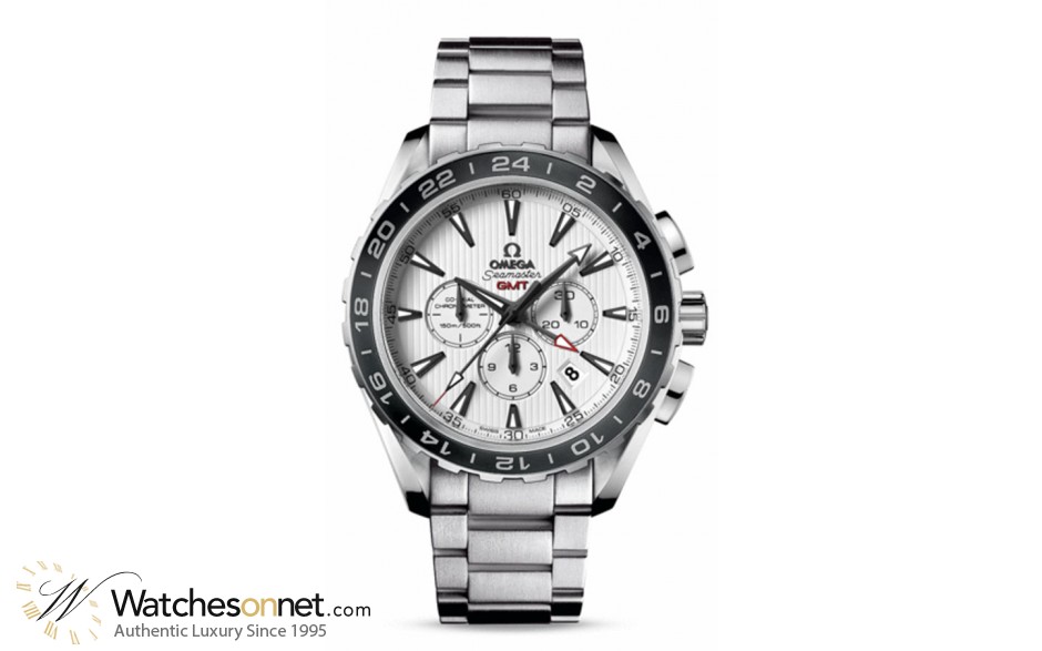 Omega Aqua Terra  Chronograph Automatic Men's Watch, Stainless Steel, White Dial, 231.10.44.52.04.001