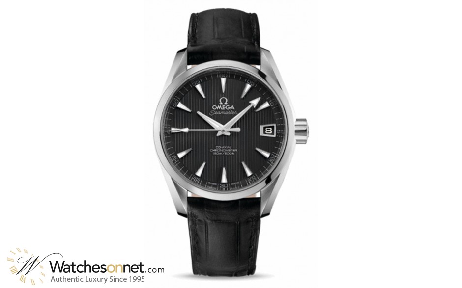 Omega Aqua Terra  Automatic Men's Watch, Stainless Steel, Black Dial, 231.13.39.21.06.001