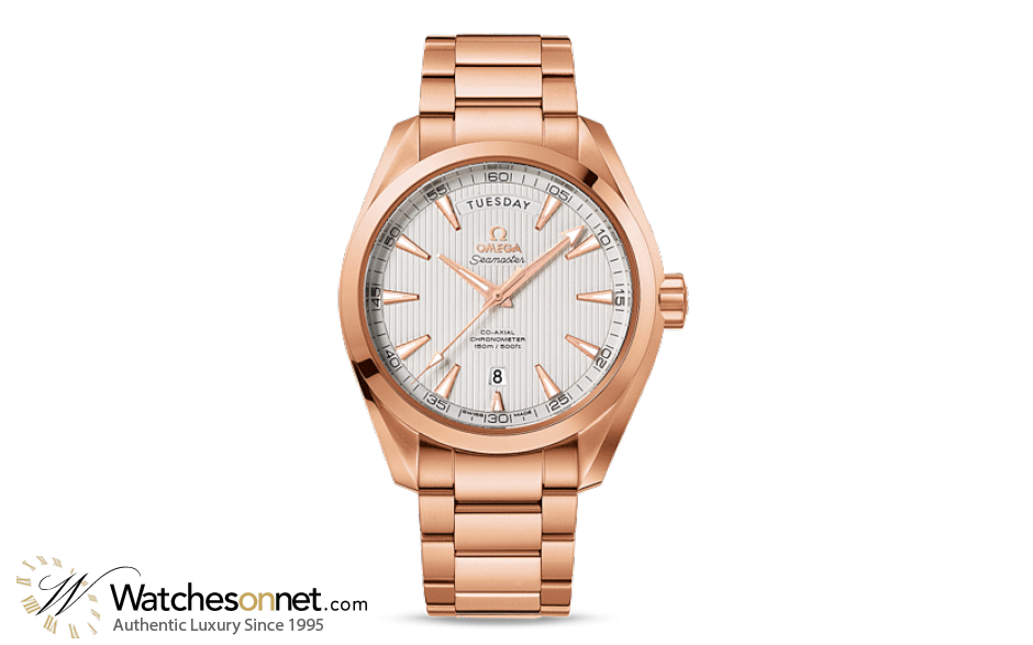 Omega Aqua Terra  Automatic Men's Watch, 18K Rose Gold, Silver Dial, 231.50.42.22.02.001