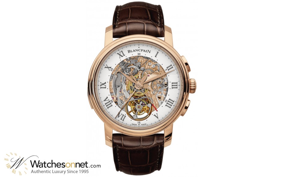 Blancpain Le Brassus  Tourbillion / Carrousel Men's Watch, 18K Rose Gold, Skeleton Dial, 2358-3631-55B