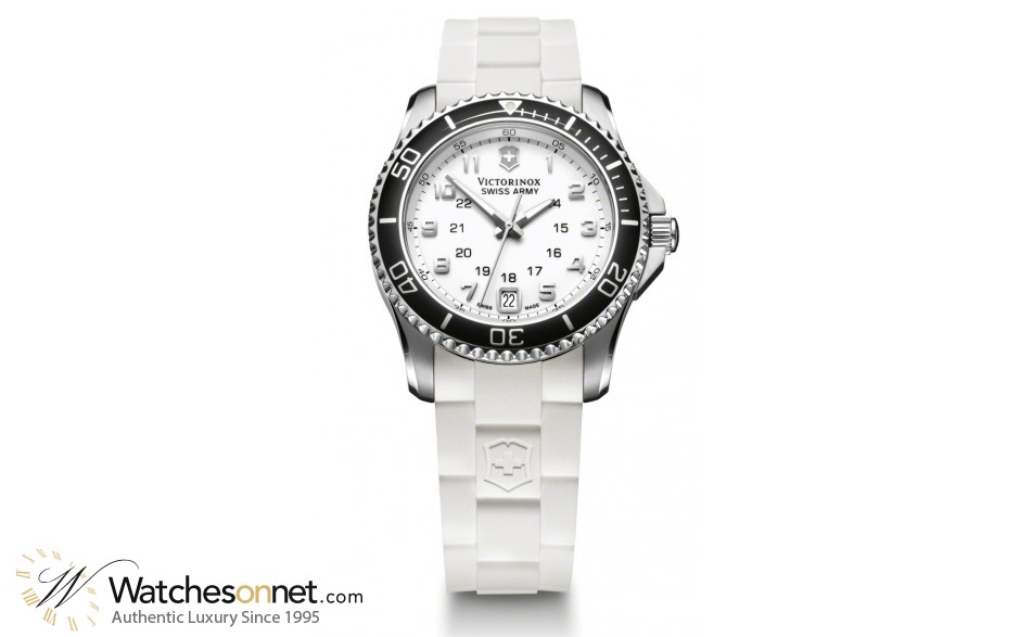 Victorinox Swiss Army Maverick GS  Quartz Women's Watch, Stainless Steel, White Dial, 241491
