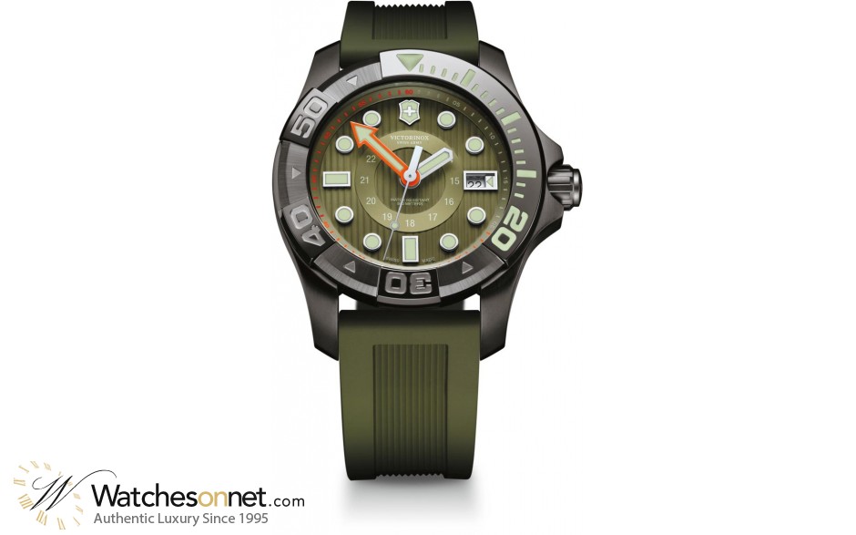 Victorinox Swiss Army   Quartz Men's Watch, PVD, Green Dial, 241560