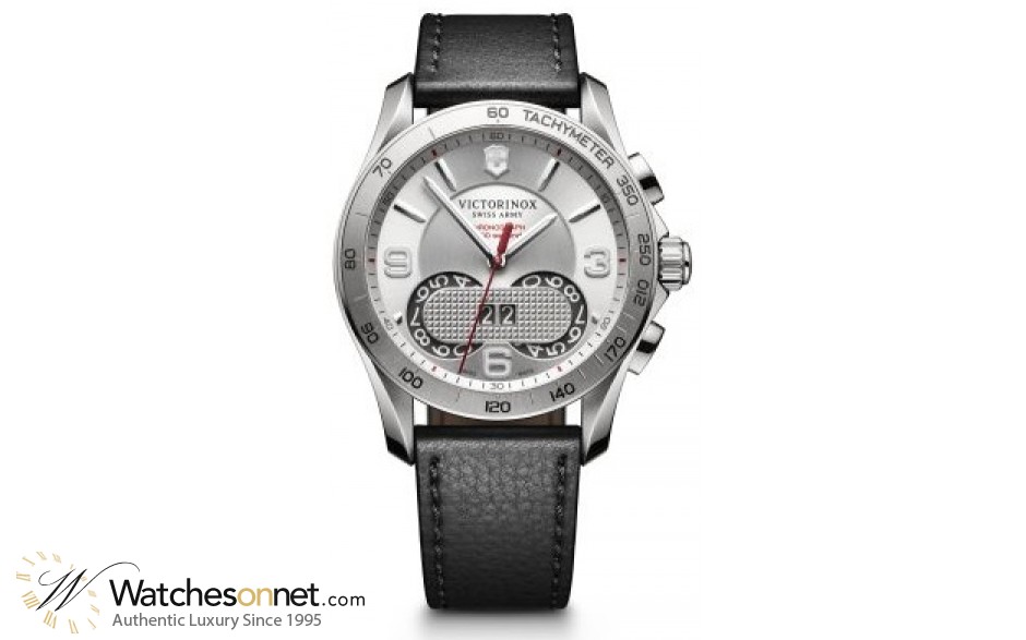 Victorinox Swiss Army Chrono Classic  Quartz Men's Watch, Stainless Steel, Silver Dial, 241703