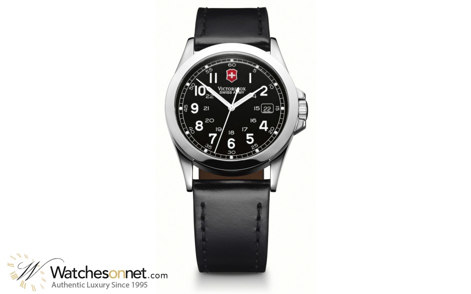 Victorinox Swiss Army Infantry  Quartz Men's Watch, Stainless Steel, Black Dial, 24653