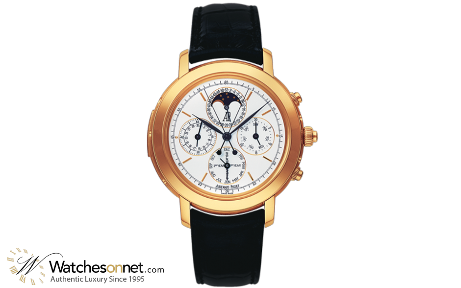 Audemars Piguet Jules Audemars  Grand Complication Men's Watch, 18K Rose Gold, White Dial, 25866OR.OO.D002CR.02