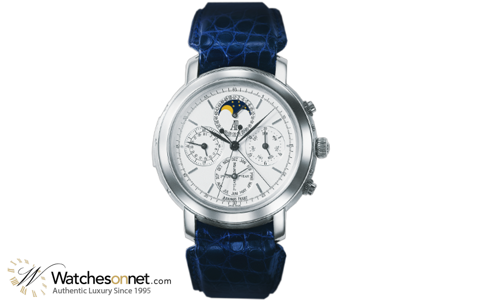 Audemars Piguet Jules Audemars  Grand Complication Men's Watch, Platinum, White Dial, 25866PT.OO.D002CR.01