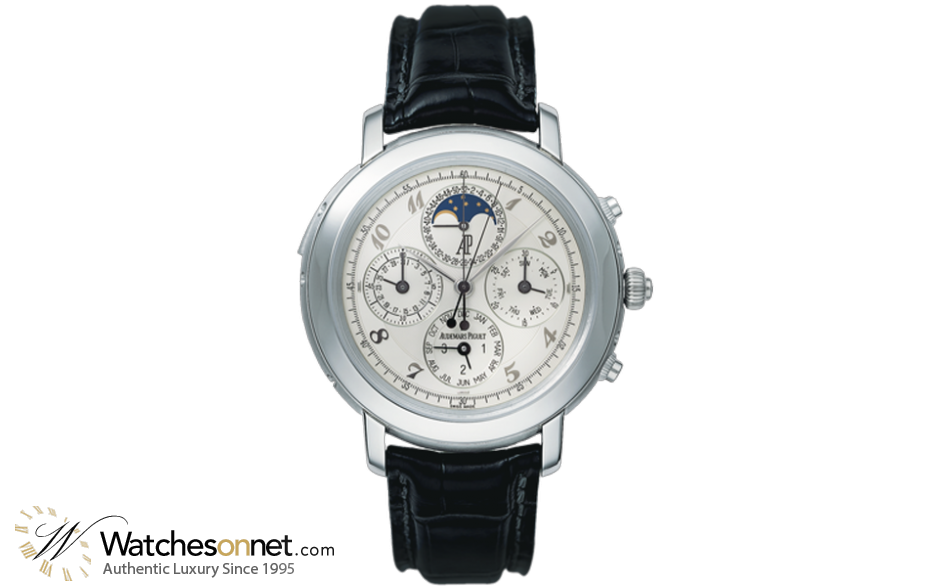 Audemars Piguet Jules Audemars  Grand Complication Men's Watch, Platinum, White Dial, 25866PT.OO.D002CR.02