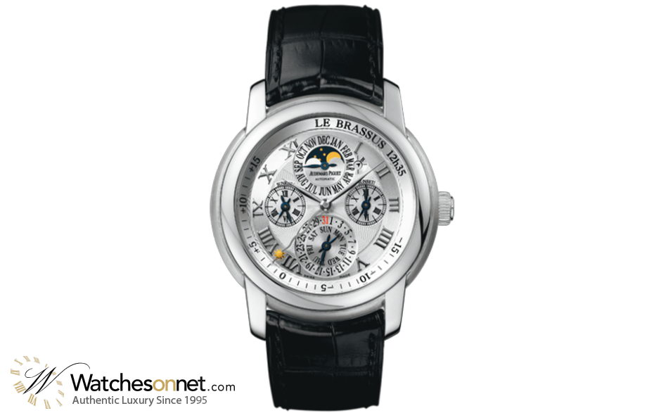 Audemars Piguet Jules Audemars  Perpetual Calendar Men's Watch, 18K White Gold, Silver Dial, 26003BC.OO.D002CR.01