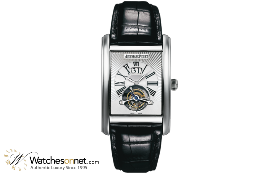 Audemars Piguet Edward Piguet Limited Edition  Tourbillon Men's Watch, 18K White Gold, Silver Dial, 26009BC.OO.D002CR.01