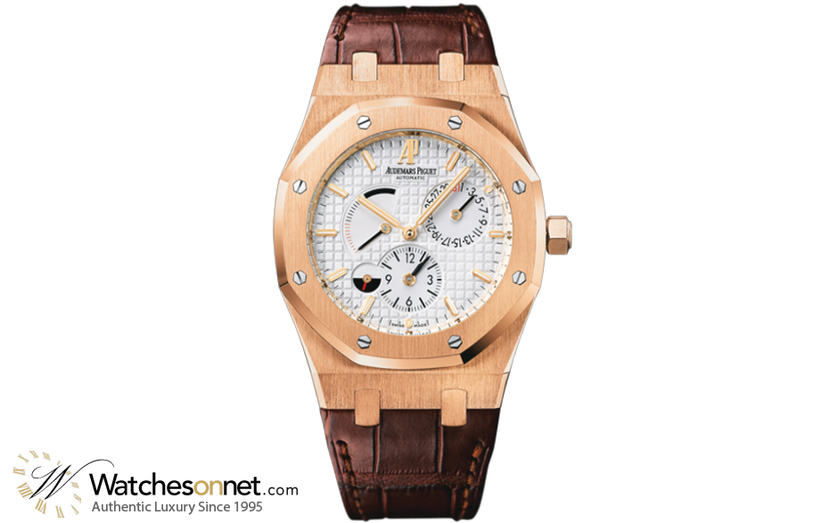 Audemars Piguet Royal Oak  Automatic Men's Watch, 18K Rose Gold, White Dial, 26120OR.OO.D088CR.01
