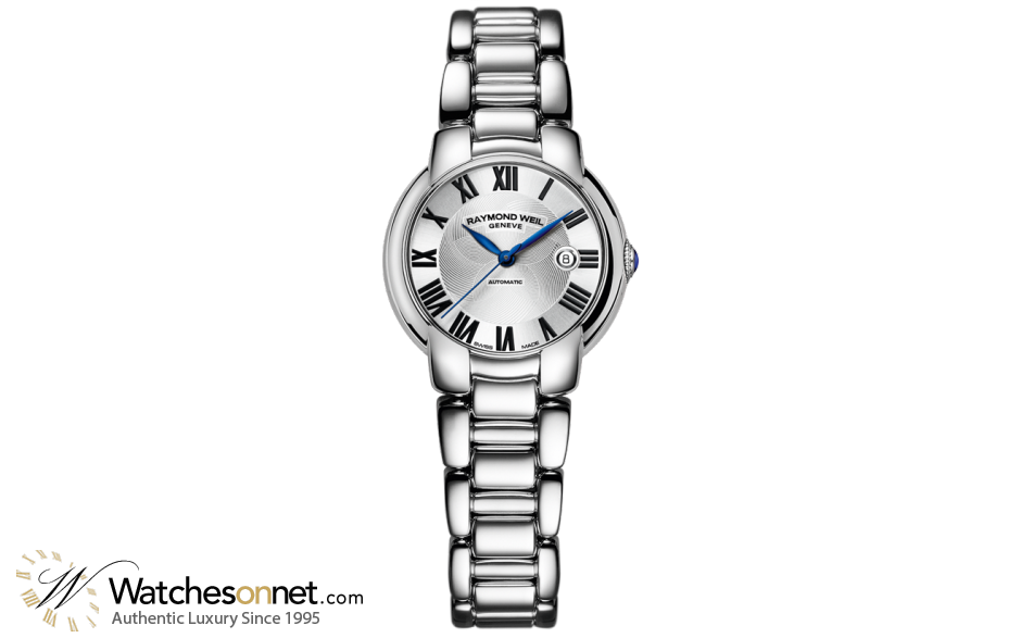 Raymond Weil Jasmine  Automatic Women's Watch, Stainless Steel, Silver Dial, 2629-ST-01659