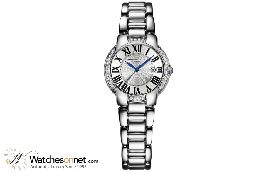 Raymond Weil Jasmine  Automatic Women's Watch, Stainless Steel, Silver Dial, 2629-STS-00659