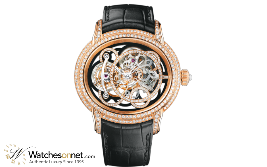 Audemars Piguet Millenary  Automatic Women's Watch, 18K Rose Gold, Skeleton Dial, 26354OR.ZZ.D002CR.01