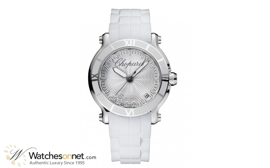 Chopard Happy Diamonds  Quartz Women's Watch, Stainless Steel, Silver Dial, 278551-3001