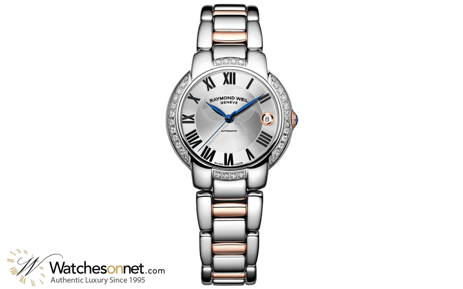 Raymond Weil Jasmine  Automatic Women's Watch, Stainless Steel, Silver Dial, 2935-S5S-01659