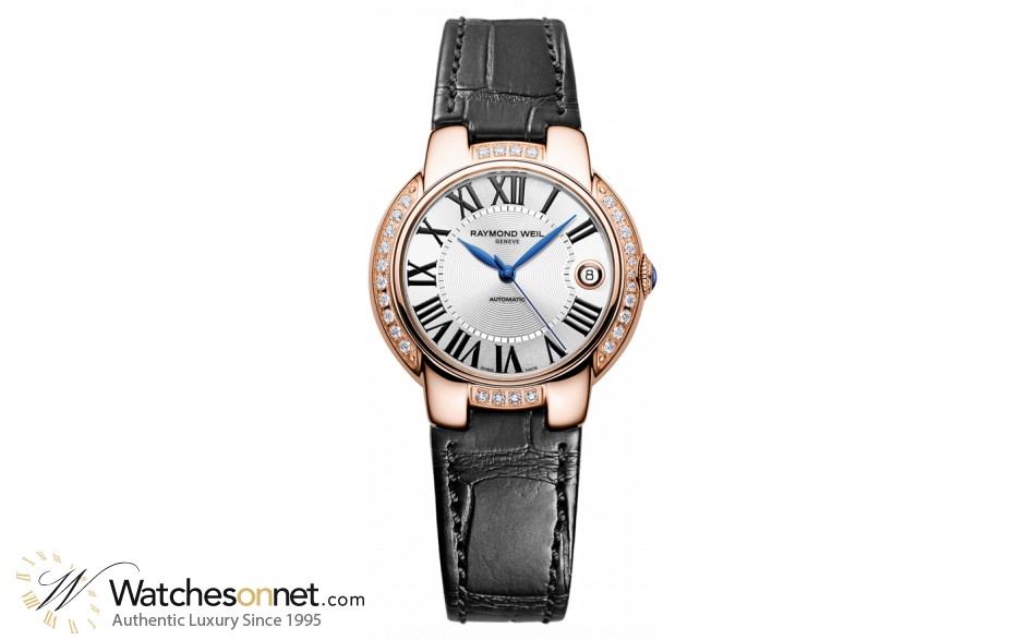 Raymond Weil Jasmine  Automatic Women's Watch, Gold Plated, Silver Dial, 2935-PCS-00659