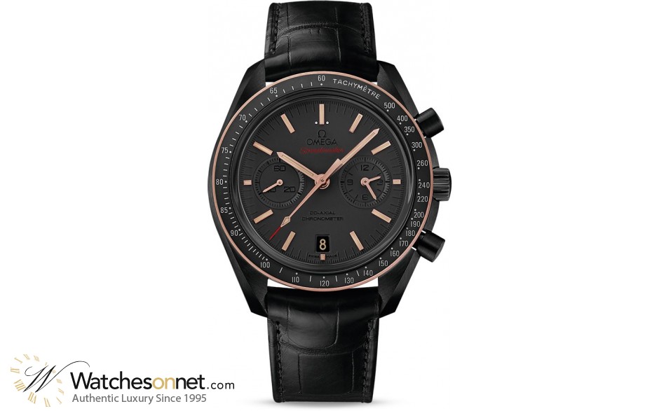 Omega Speedmaster  Automatic Men's Watch, Ceramic, Black Dial, 311.63.44.51.06.001