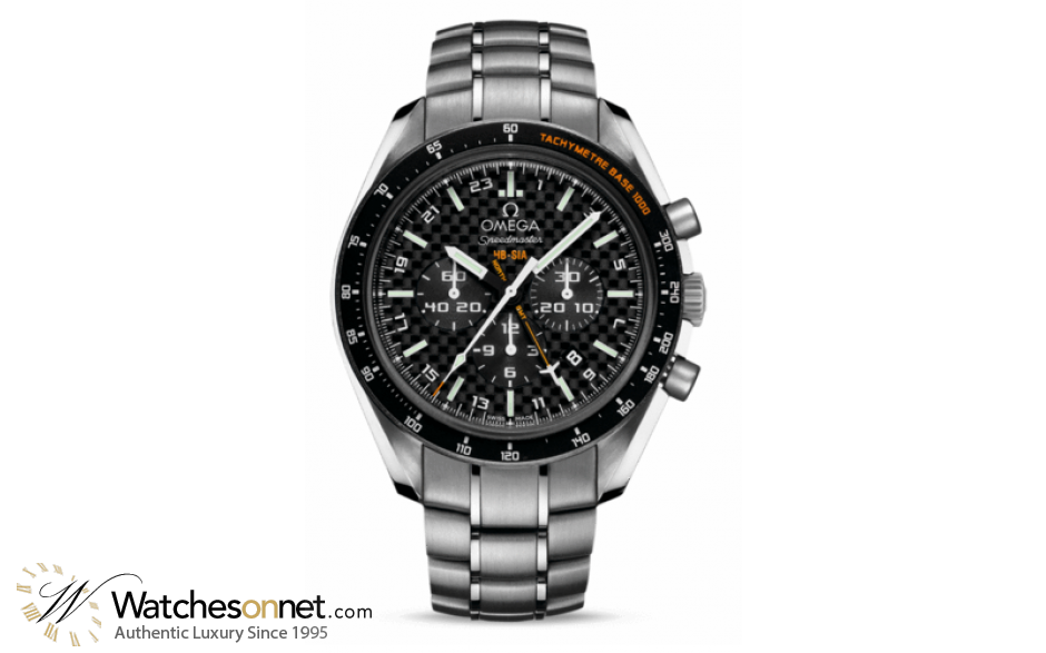 Omega Speedmaster  Chronograph Automatic Men's Watch, Titanium, Black Dial, 321.90.44.52.01.001