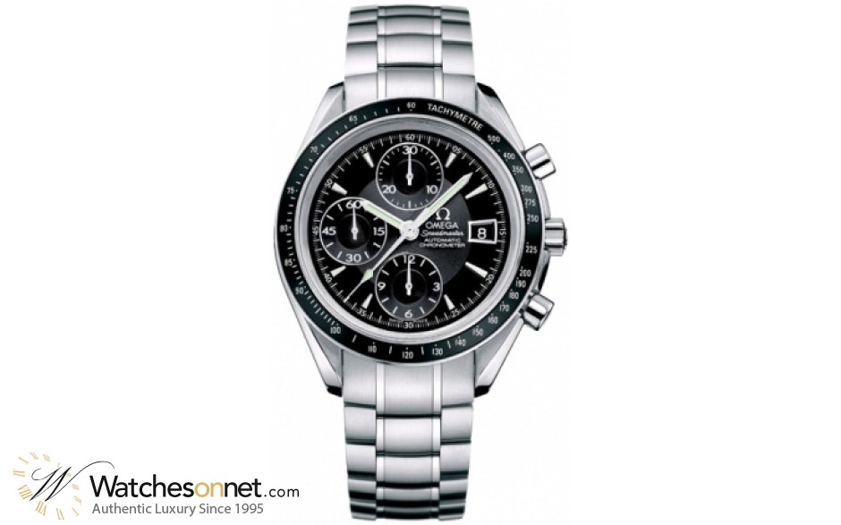 Omega Speedmaster  Chronograph Automatic Men's Watch, Stainless Steel, Black Dial, 3210.50.00