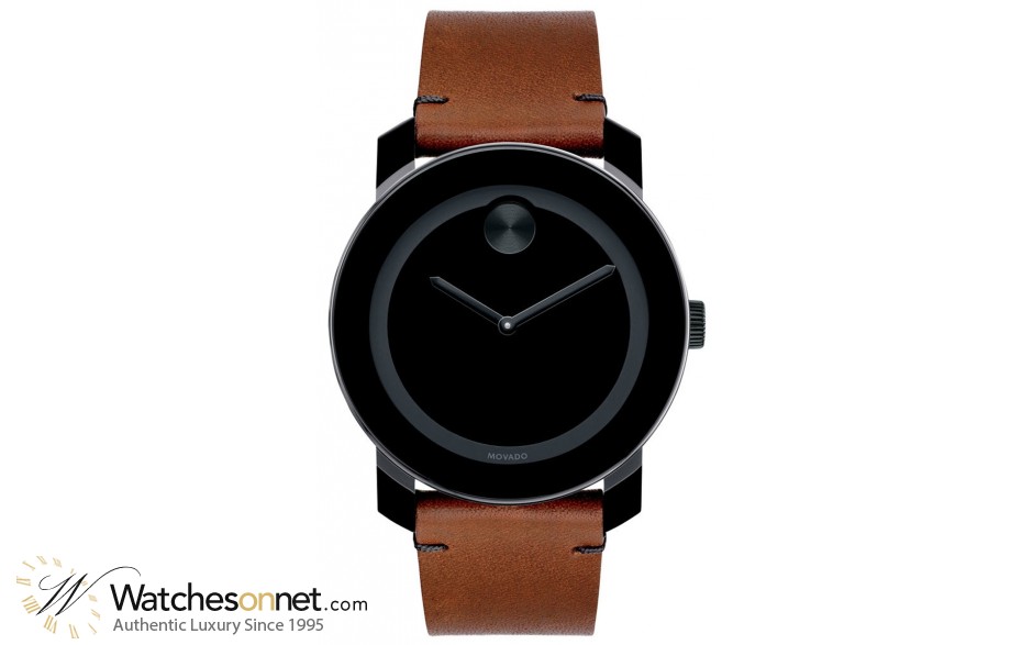 Movado Bold  Quartz Men's Watch, Stainless Steel & TR90 Composite, Black Dial, 3600351